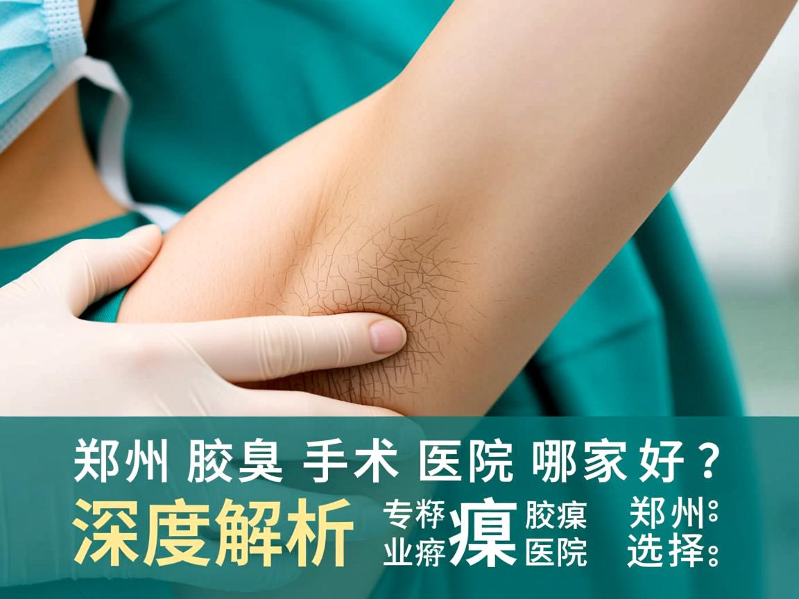 郑州腋臭手术医院哪家好？深度解析郑州专业腋臭医院的选择