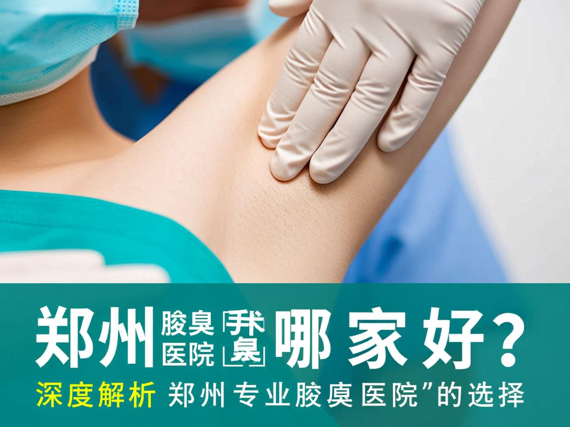 郑州腋臭手术医院哪家好？深度解析郑州专业腋臭医院的选择