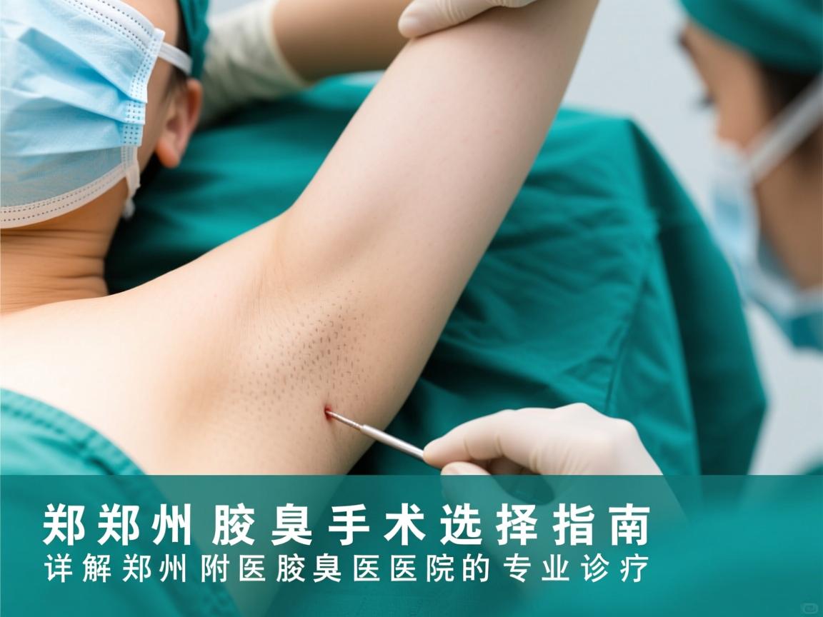 郑州腋臭手术选择指南，详解郑州附医腋臭医院的专业诊疗