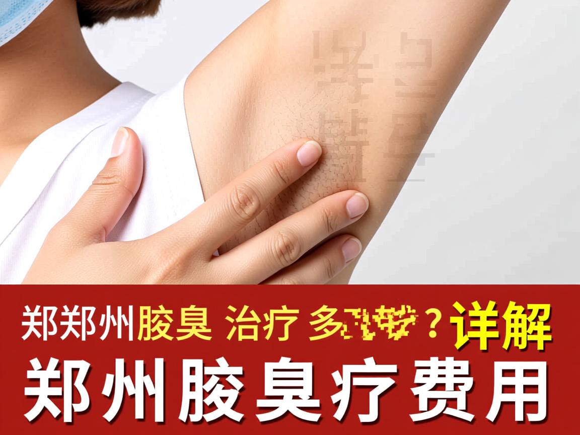 郑州腋臭治疗多少钱？详解郑州腋臭治疗费用