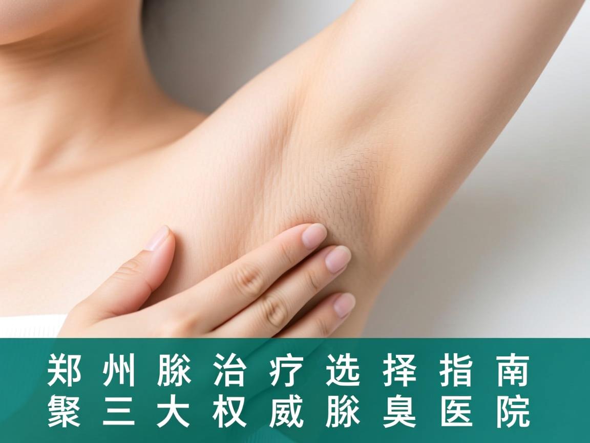 郑州腋臭治疗选择指南，聚焦三大权威腋臭医院