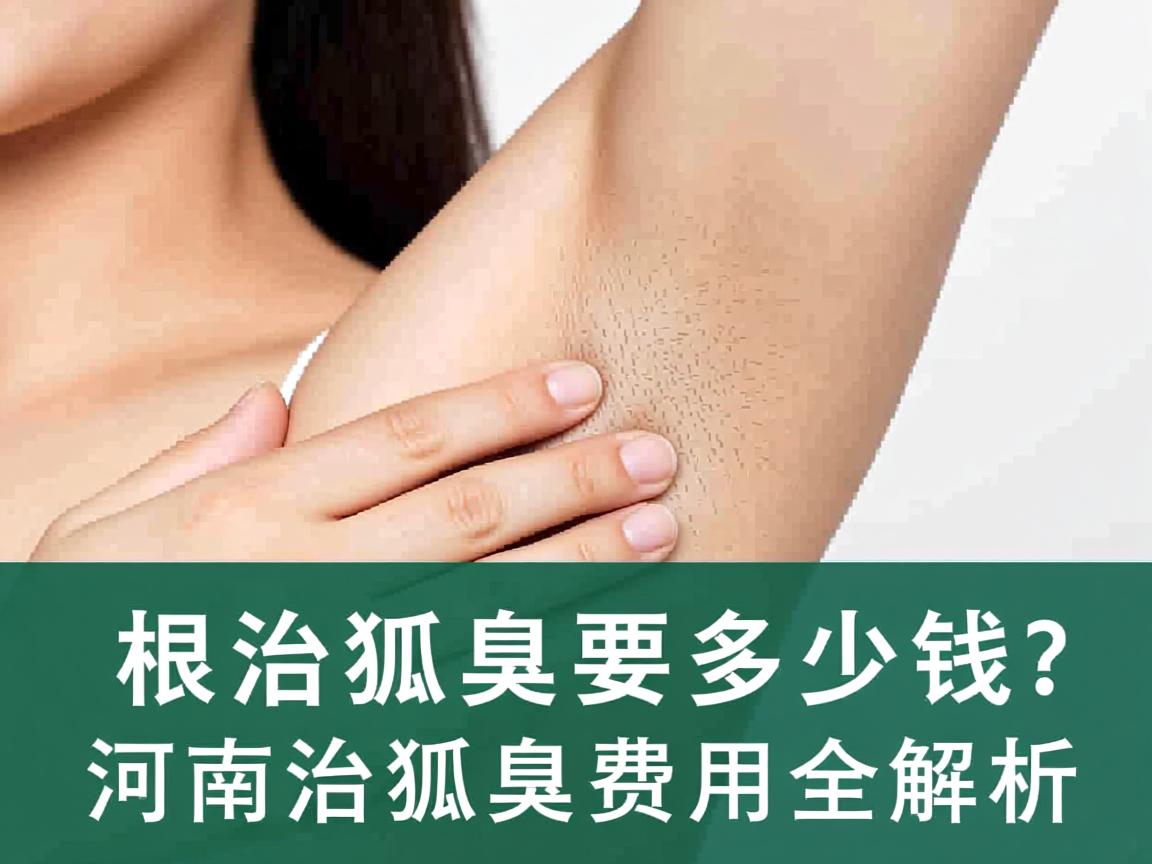 根治狐臭要多少钱？河南治狐臭费用全解析