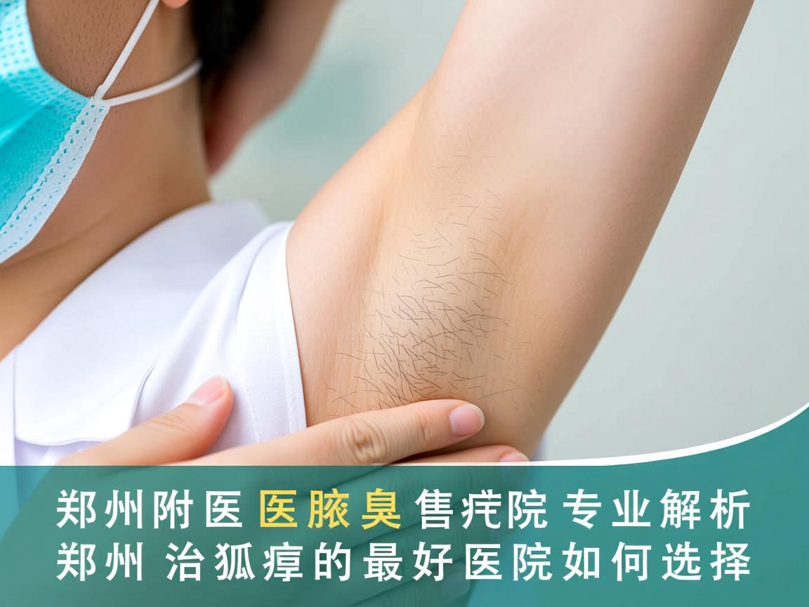 郑州附医腋臭医院专业解析，郑州治狐臭的最好医院如何选择