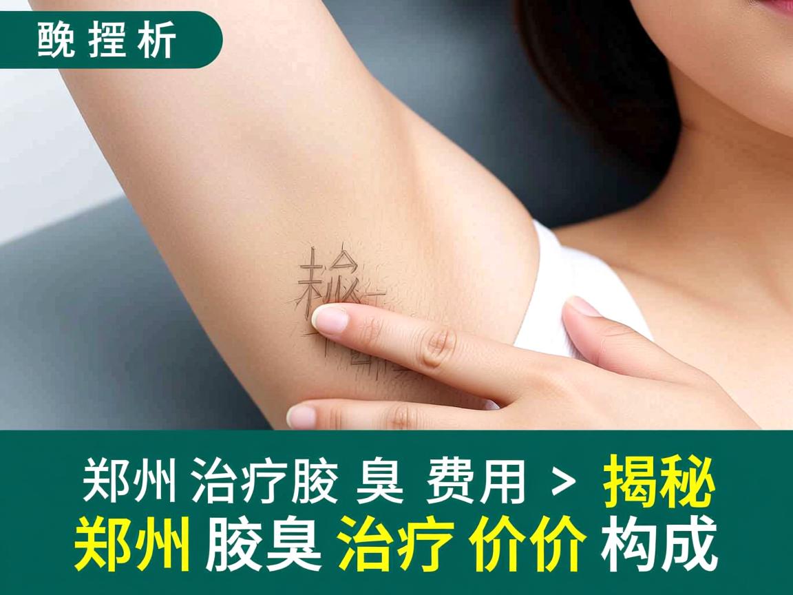 解析郑州治疗腋臭费用，揭秘郑州腋臭治疗价格构成