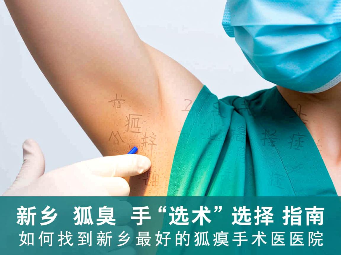 新乡狐臭手术选择指南，如何找到新乡最好的狐臭手术医院