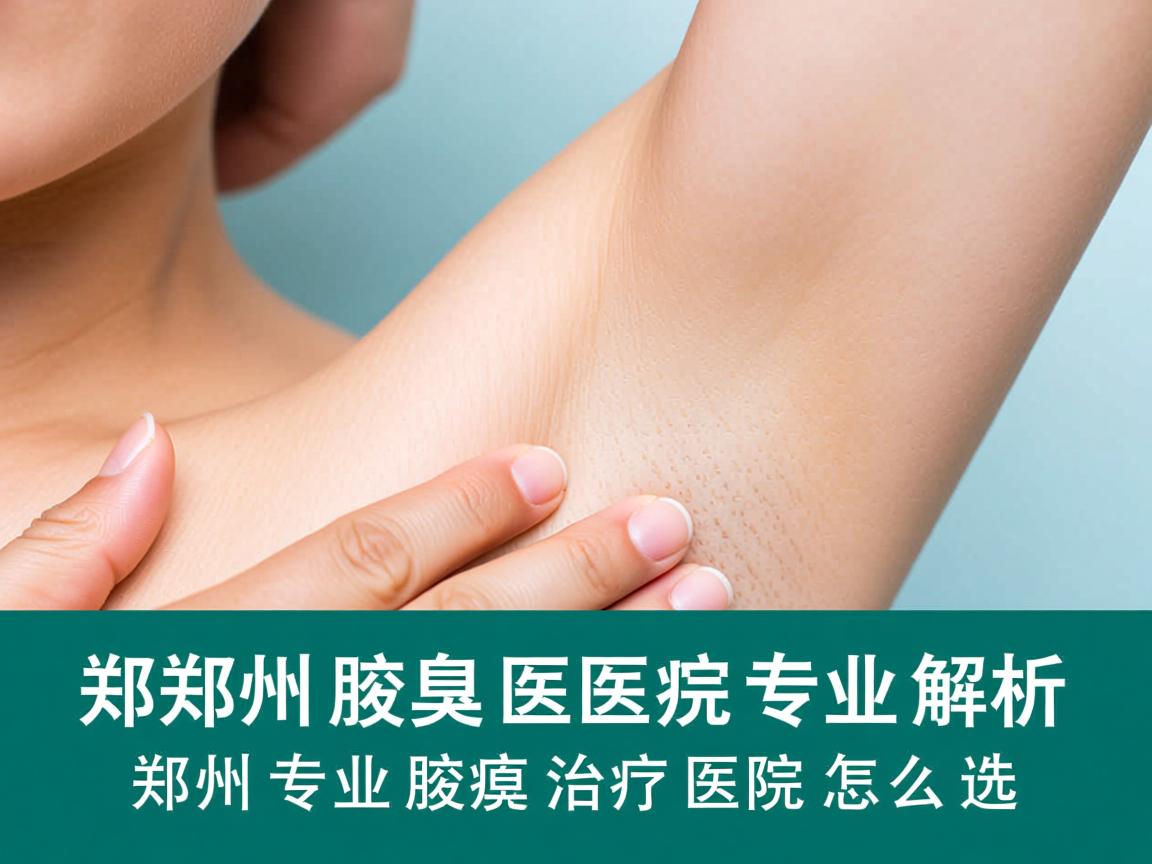 郑州腋臭医院专业解析，郑州专业腋臭治疗医院怎么选