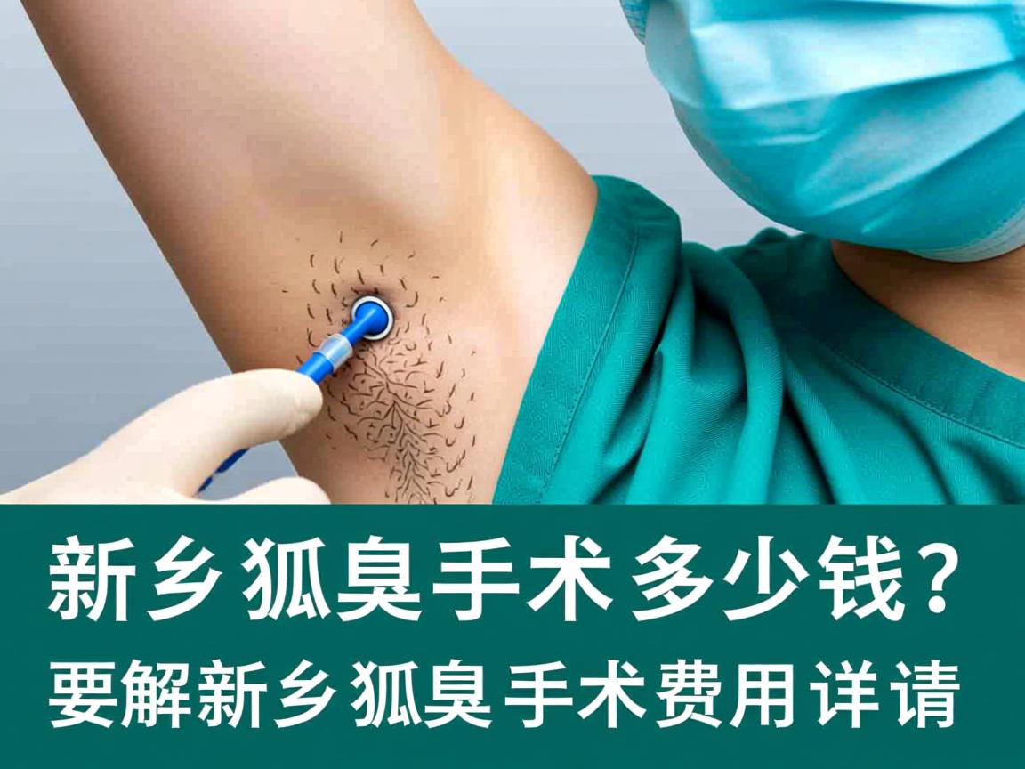 新乡狐臭手术多少钱？解析新乡狐臭手术费用详情