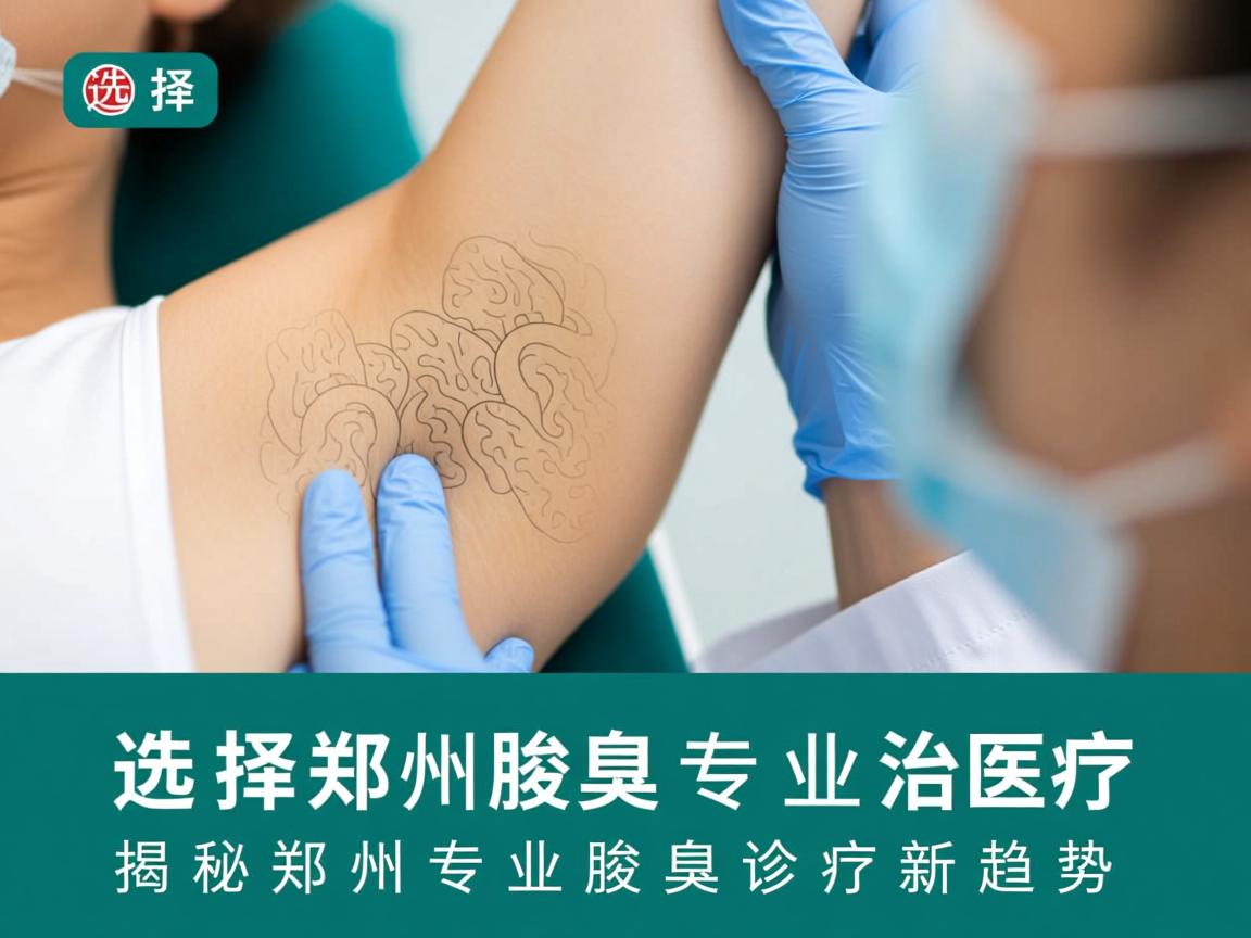 选择郑州腋臭专业治疗医院，揭秘郑州专业腋臭诊疗新趋势