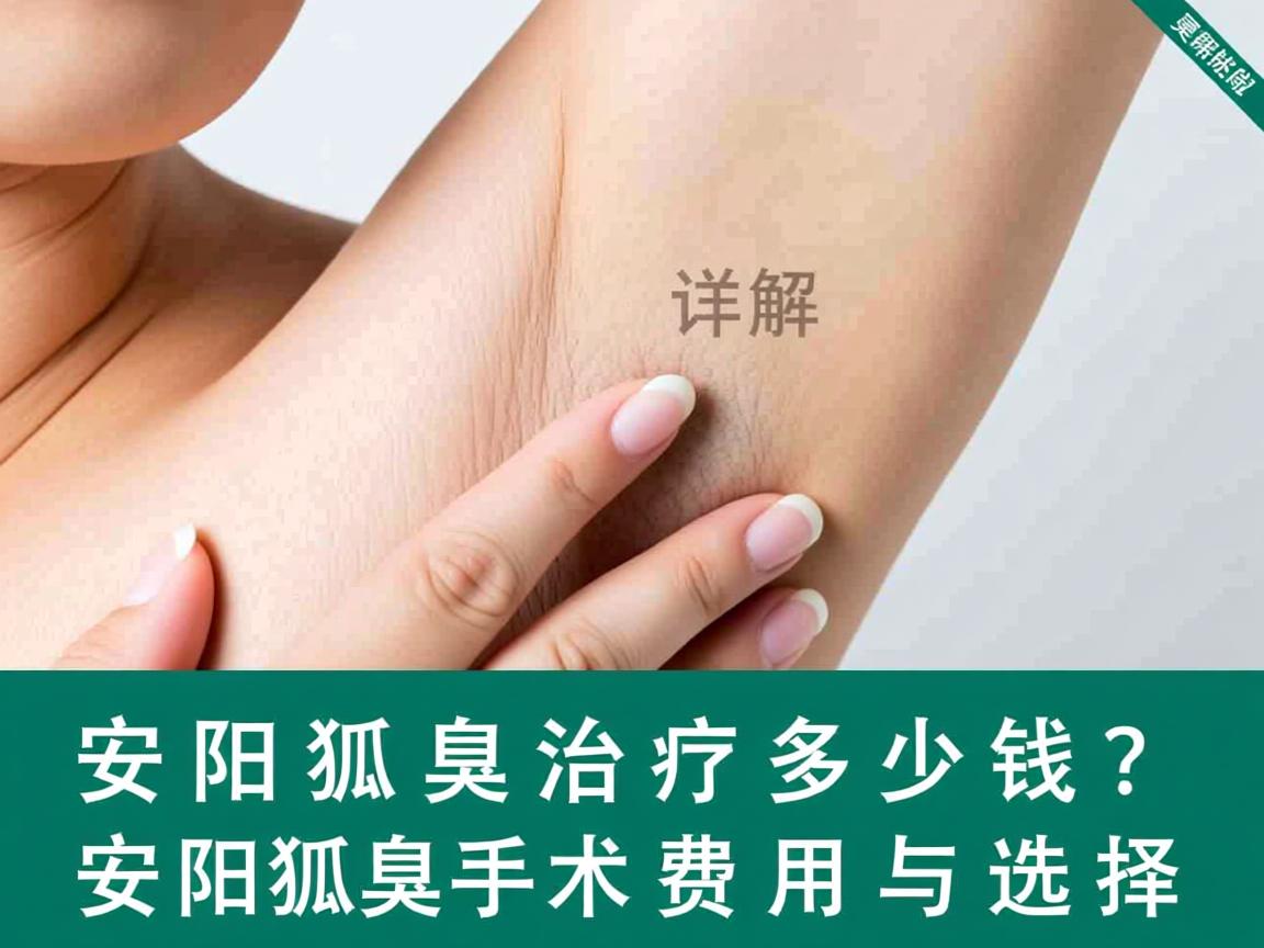 安阳狐臭治疗多少钱？详解安阳狐臭手术费用与选择