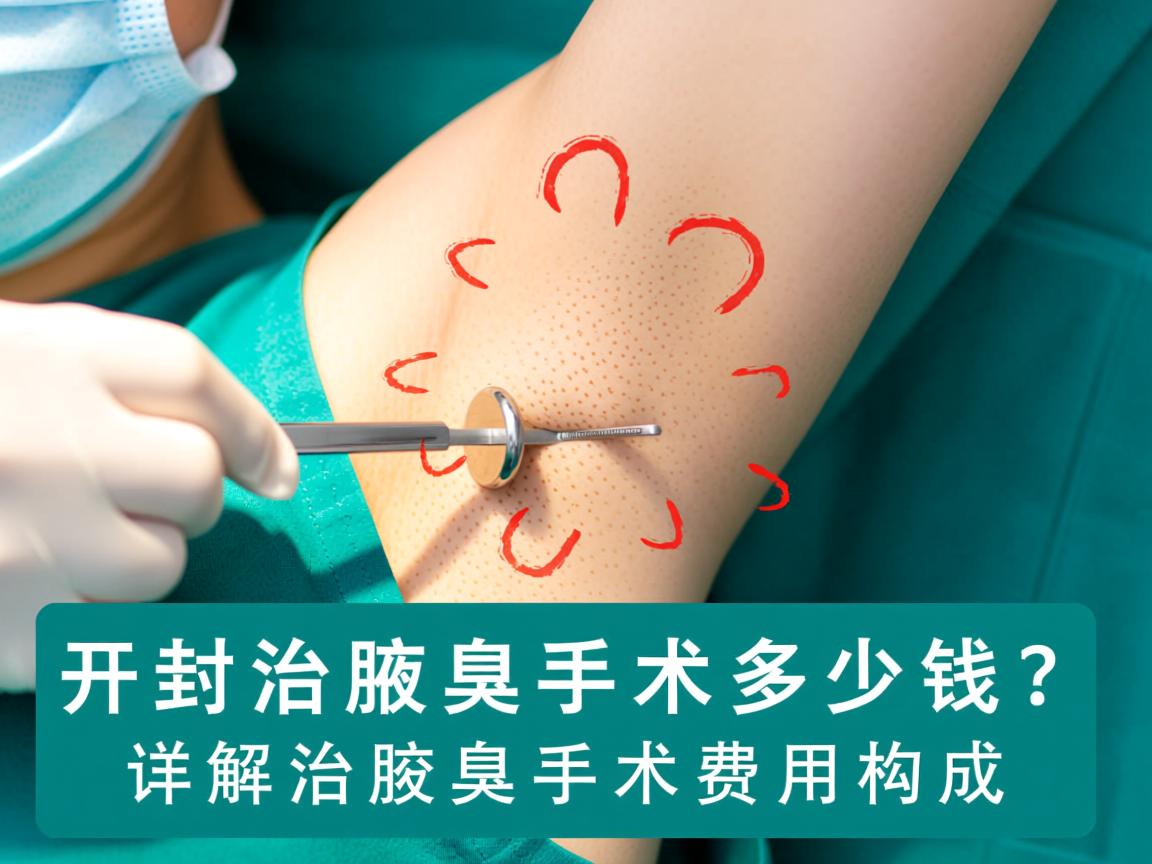 开封治腋臭手术多少钱？详解治腋臭手术费用构成