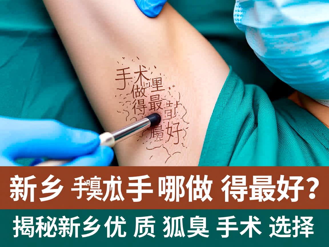 新乡狐臭手术哪里做得最好？揭秘新乡优质狐臭手术选择