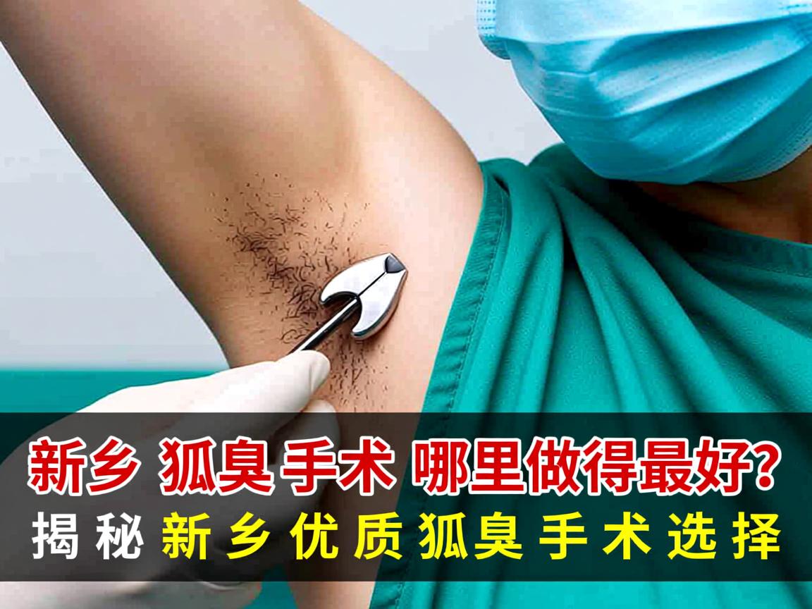 新乡狐臭手术哪里做得最好？揭秘新乡优质狐臭手术选择