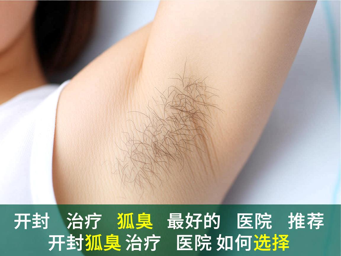 开封治疗狐臭最好的医院推荐，详解开封狐臭治疗医院如何选择