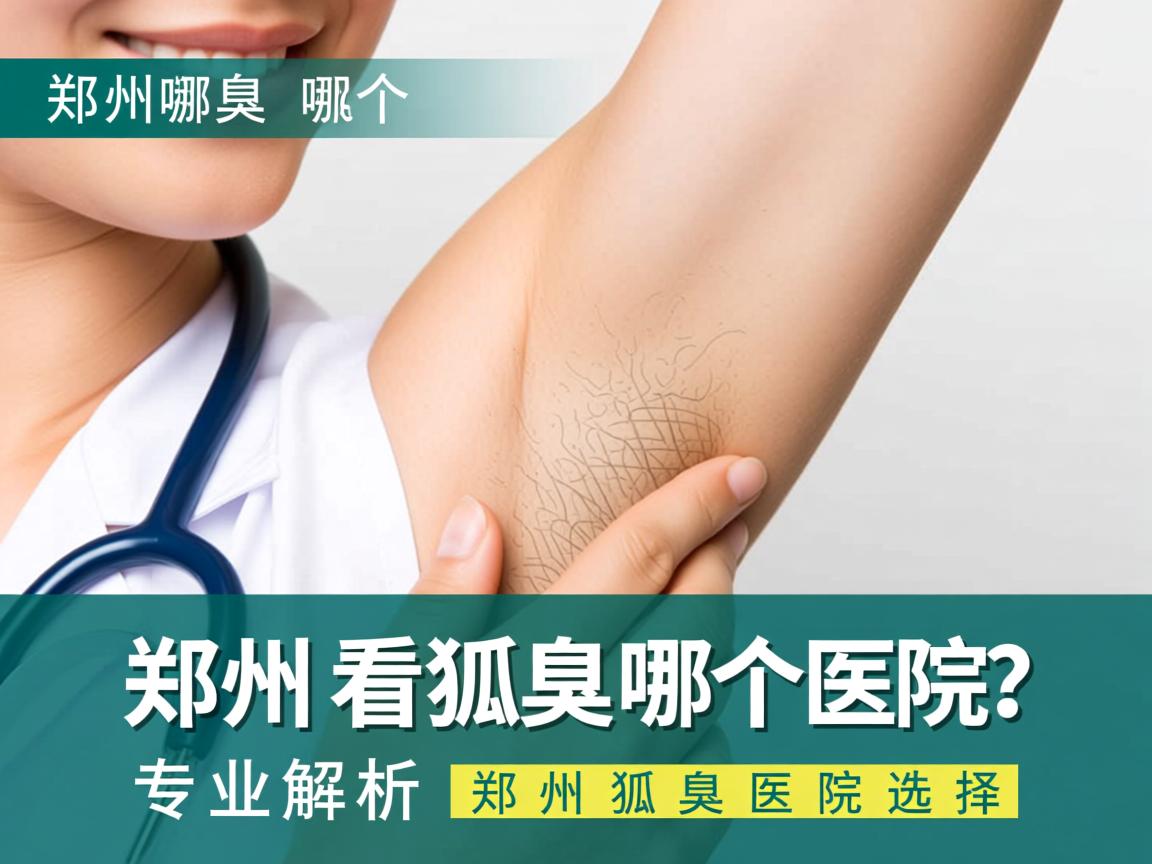 郑州看狐臭哪个医院好？专业解析郑州狐臭医院选择