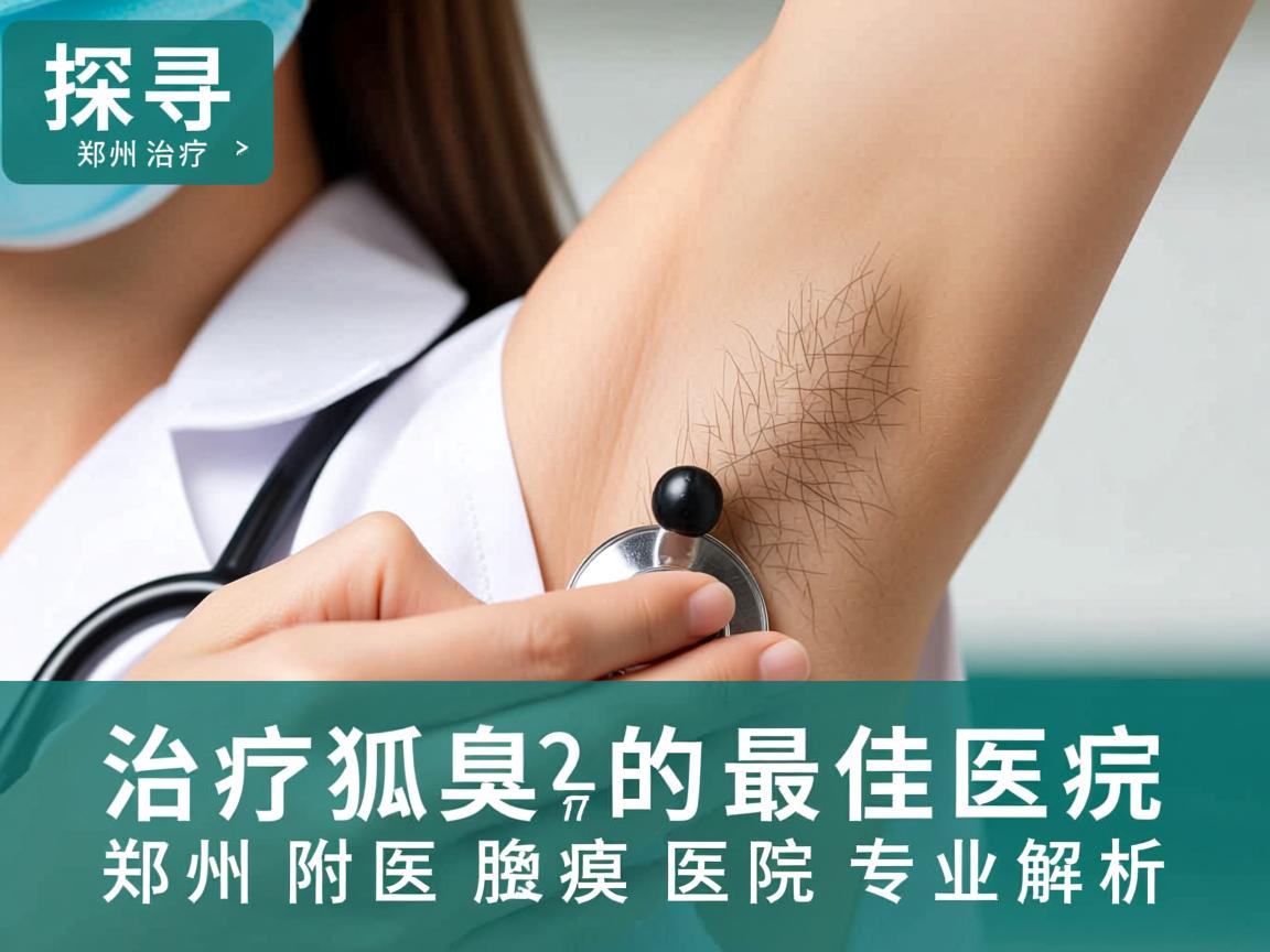探寻郑州治疗狐臭的最佳医院，郑州附医腋臭医院专业解析