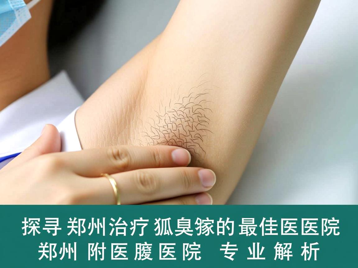 探寻郑州治疗狐臭的最佳医院，郑州附医腋臭医院专业解析