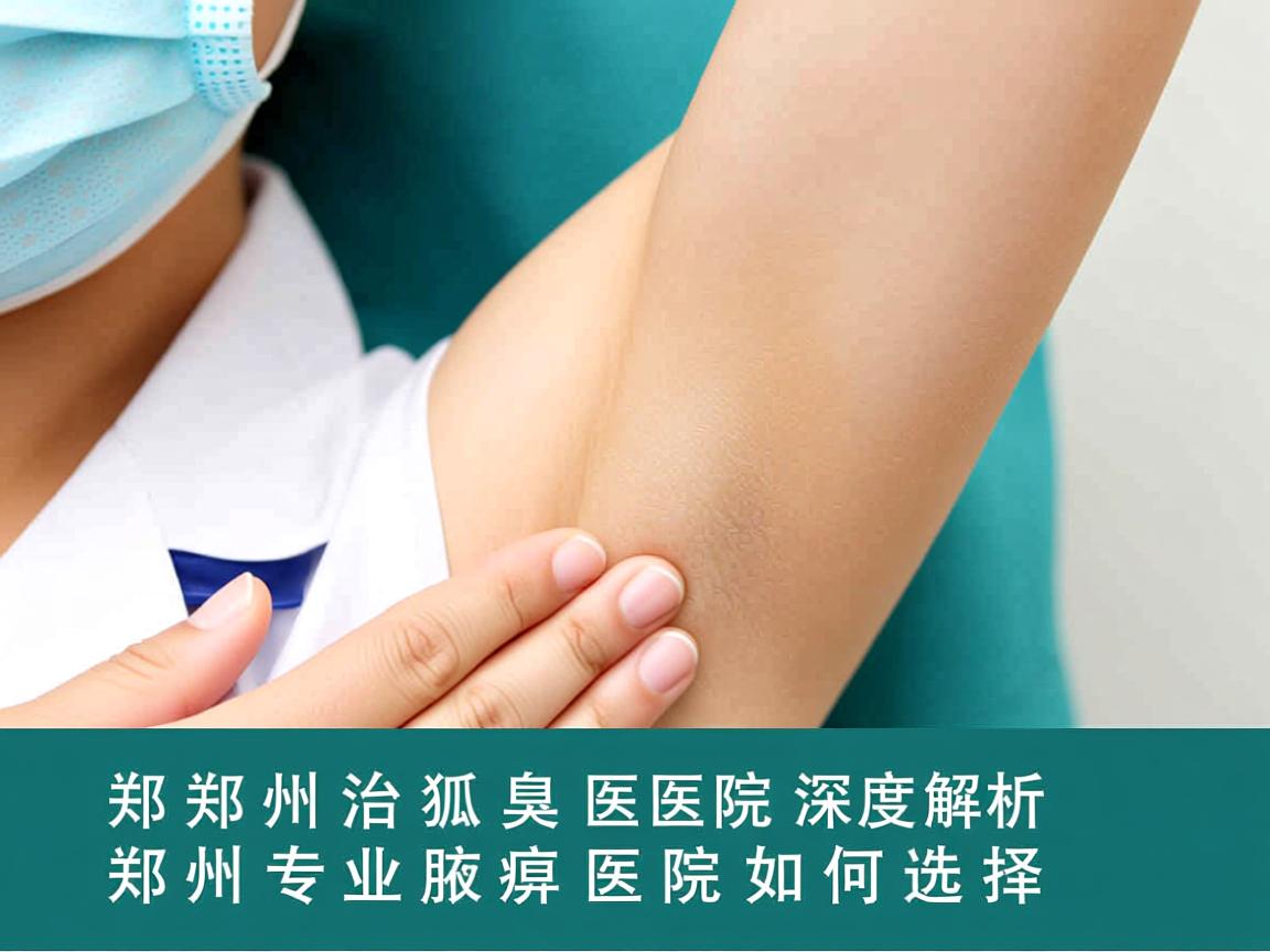 郑州治疗狐臭医院深度解析，郑州专业腋臭医院如何选择