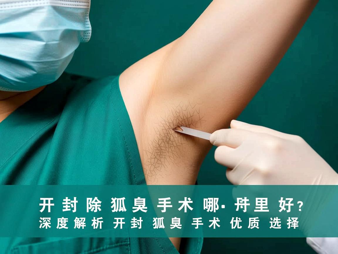 开封除狐臭手术哪里好？深度解析开封狐臭手术优质选择