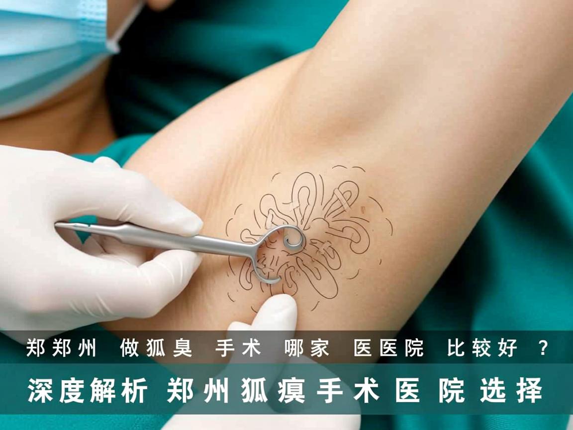 郑州做狐臭手术哪家医院比较好？深度解析郑州狐臭手术医院选择