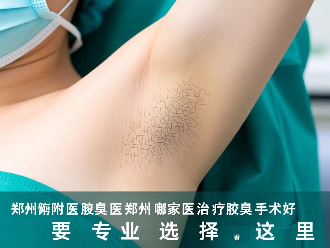 郑州附医腋臭医院解析，郑州哪家医院治疗腋臭手术好，专业选择看这里