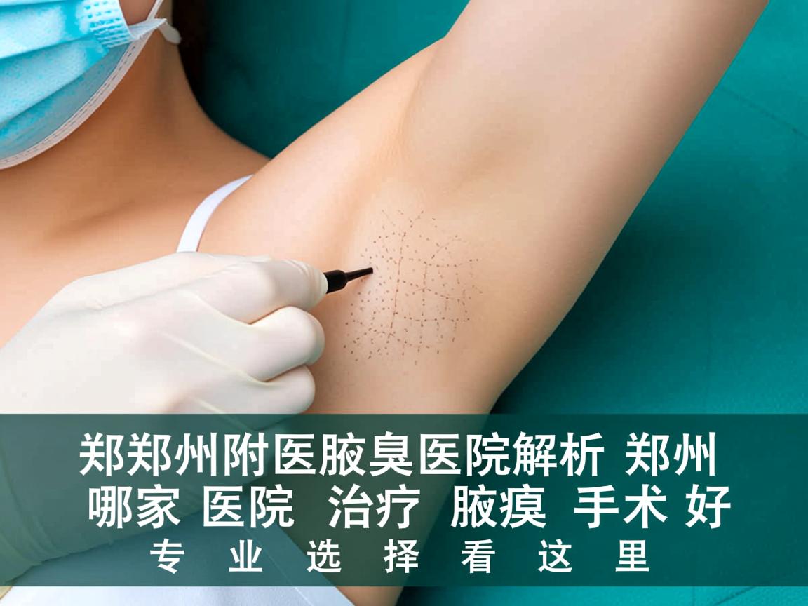 郑州附医腋臭医院解析，郑州哪家医院治疗腋臭手术好，专业选择看这里