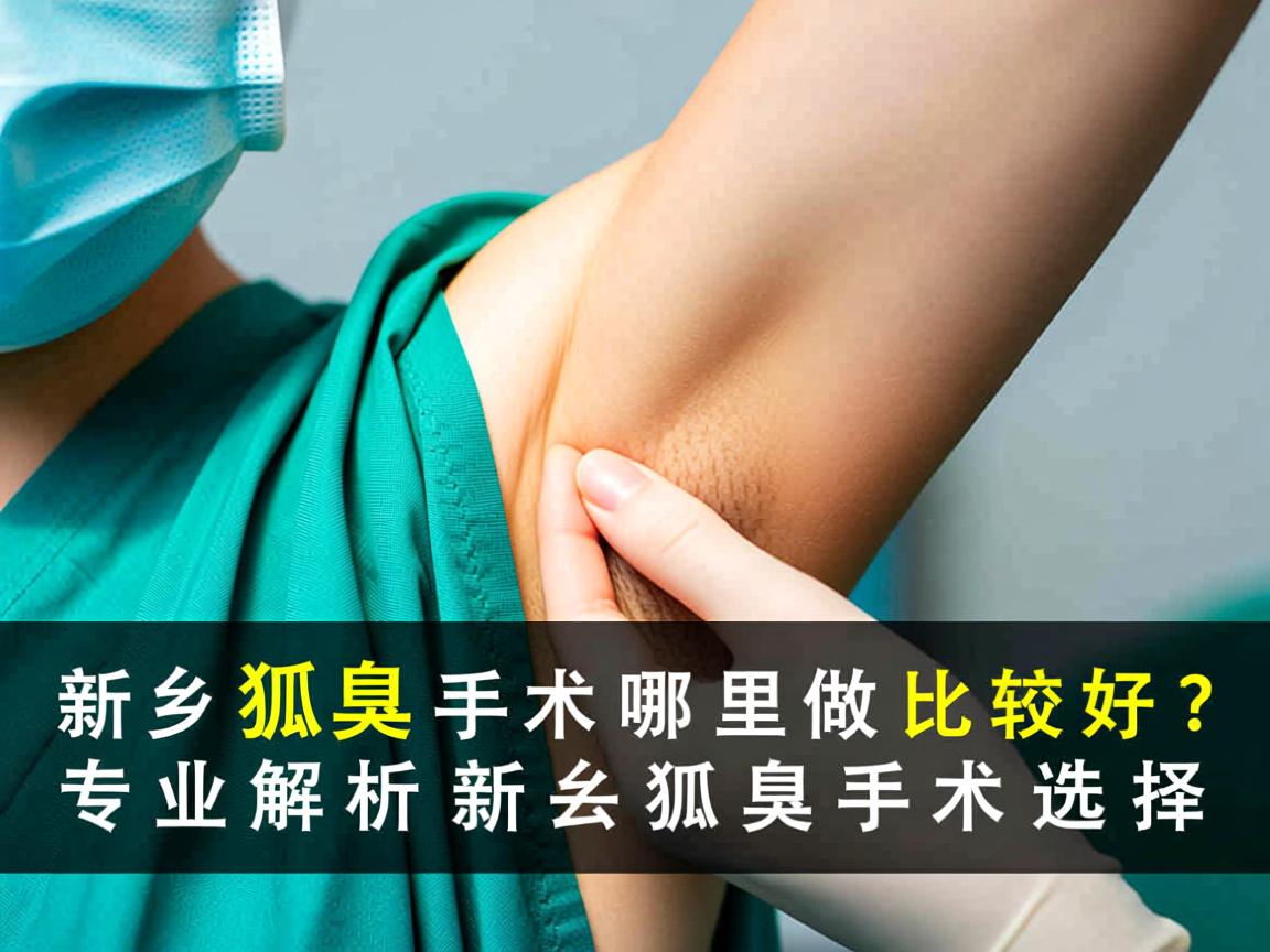 新乡狐臭手术哪里做比较好?专业解析新乡狐臭手术选择 新乡狐臭手术哪里做比较好?专业解析新乡狐臭手术选择