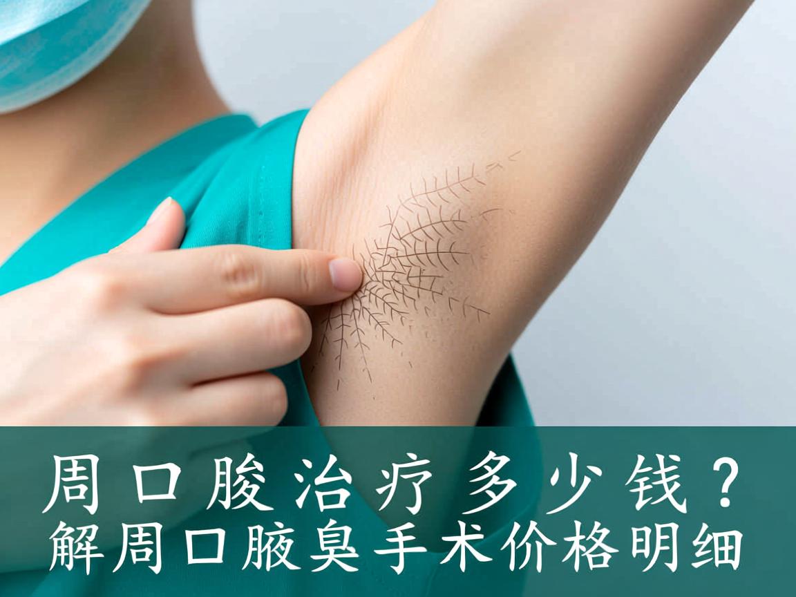 周口腋臭治疗多少钱？解析周口腋臭手术价格明细