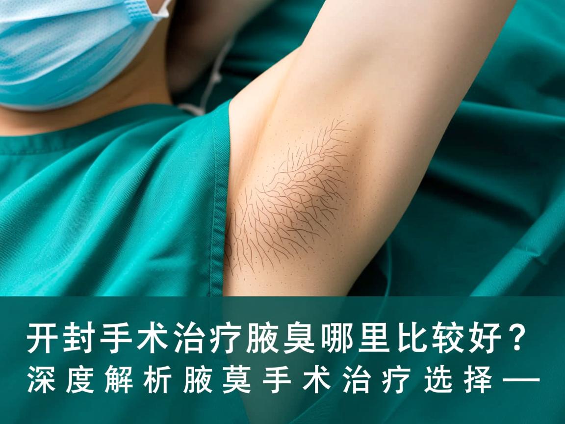 开封手术治疗腋臭哪里比较好?深度解析腋臭手术治疗选择 开封手术治疗腋臭哪里比较好?深度解析腋臭手术治疗选择