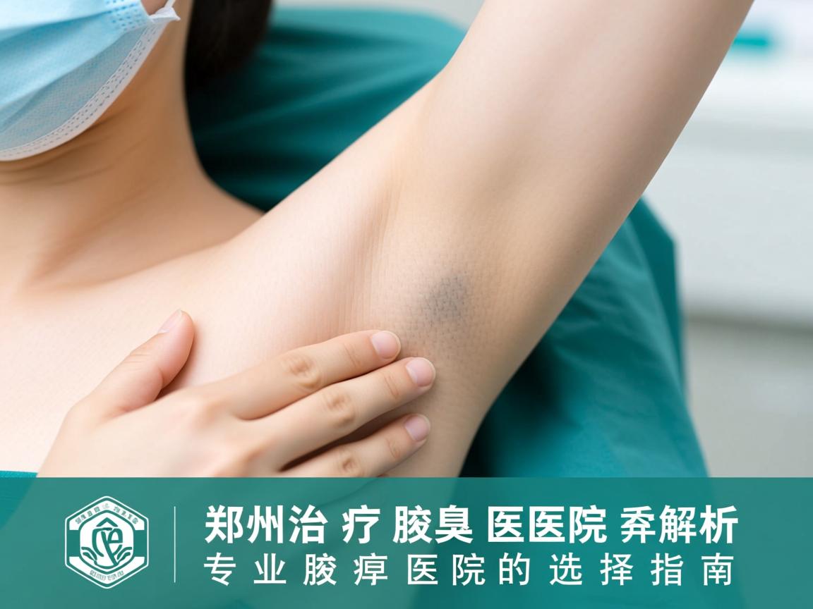 郑州治疗腋臭医院解析，专业腋臭医院的选择指南
