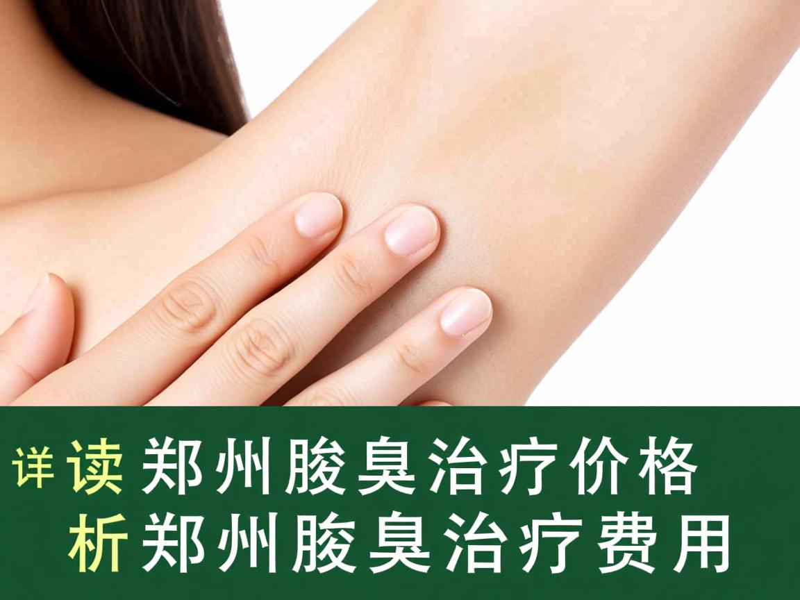 解读郑州腋臭治疗价格 详析郑州腋臭治疗费用