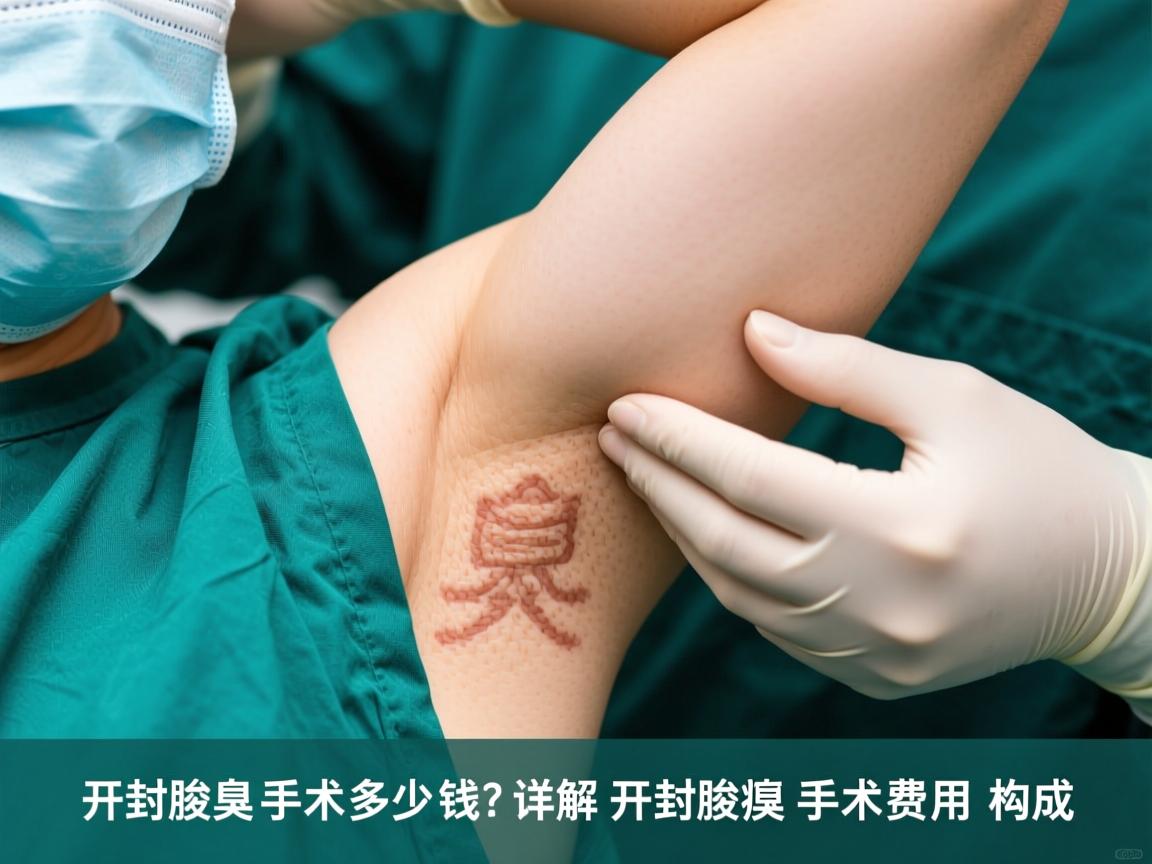 开封腋臭手术多少钱？详解开封腋臭手术费用构成