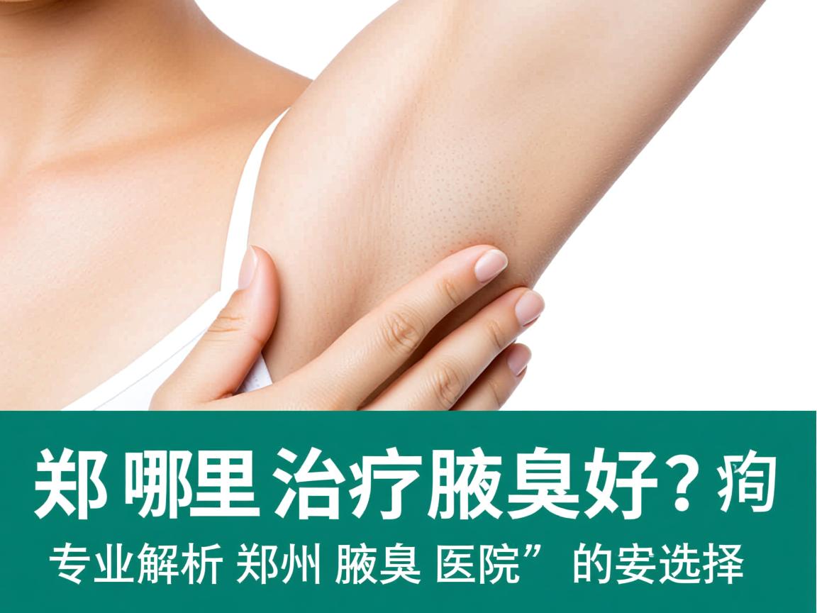 郑州哪里治疗腋臭好？专业解析郑州腋臭医院的选择