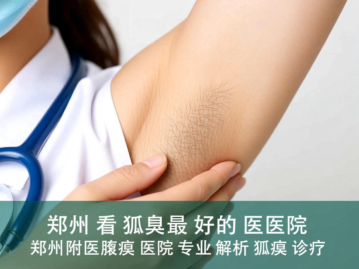 郑州看狐臭最好的医院，郑州附医腋臭医院专业解析狐臭诊疗
