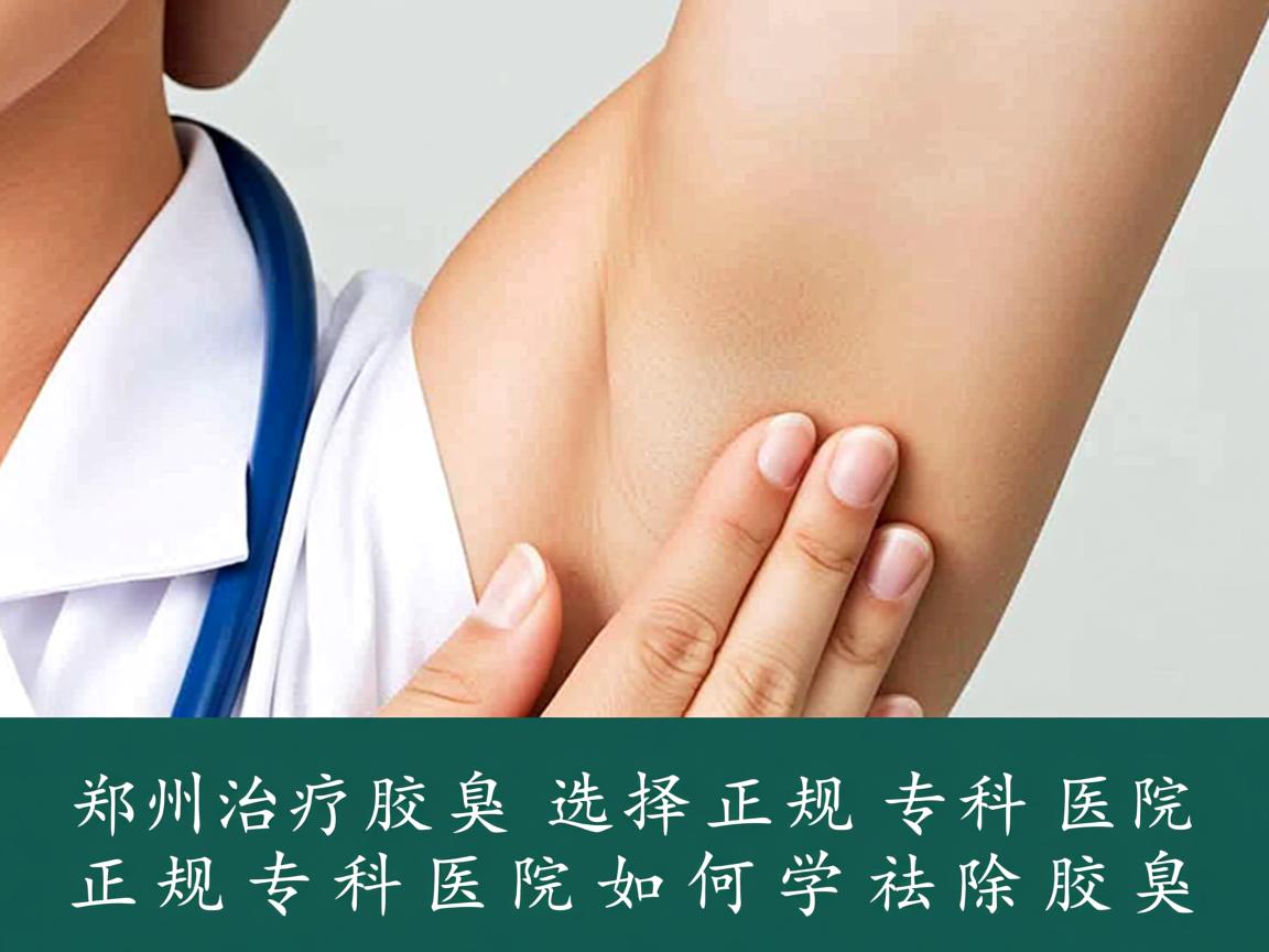 郑州治疗腋臭选择正规专科医院，正规专科医院如何科学祛除腋臭