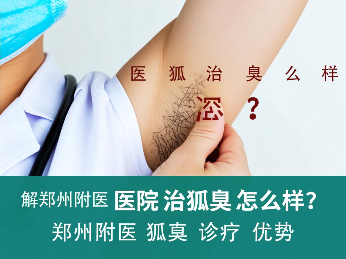 郑州附医医院治狐臭怎么样？深度解析郑州附医狐臭诊疗优势