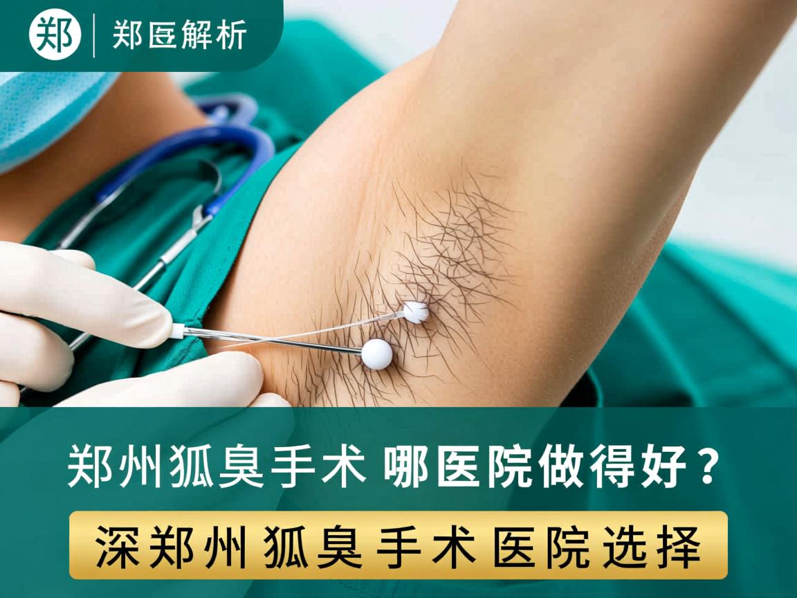 郑州狐臭手术哪医院做得好？深度解析郑州狐臭手术医院选择