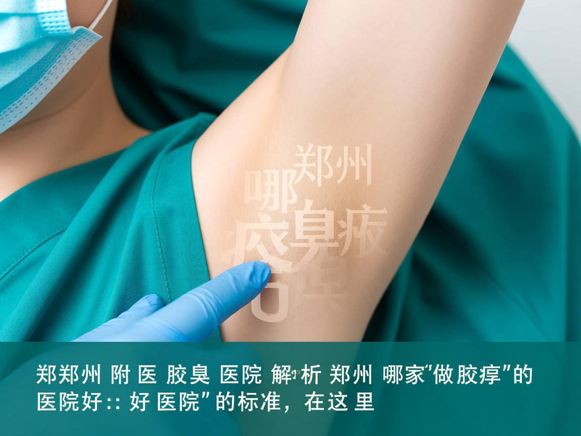 郑州附医腋臭医院解析，郑州哪家做腋臭的医院好，好医院的标准在这里