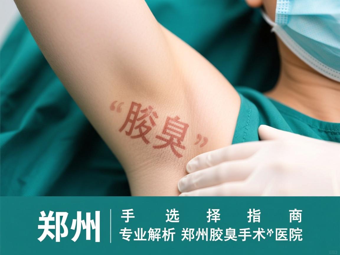 郑州腋臭手术选择指南，专业解析郑州腋臭手术医院