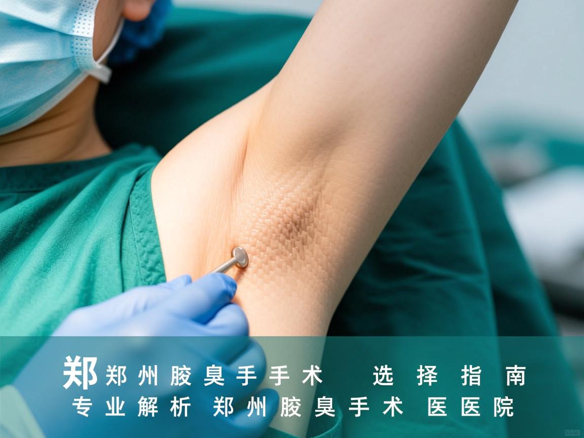郑州腋臭手术选择指南，专业解析郑州腋臭手术医院