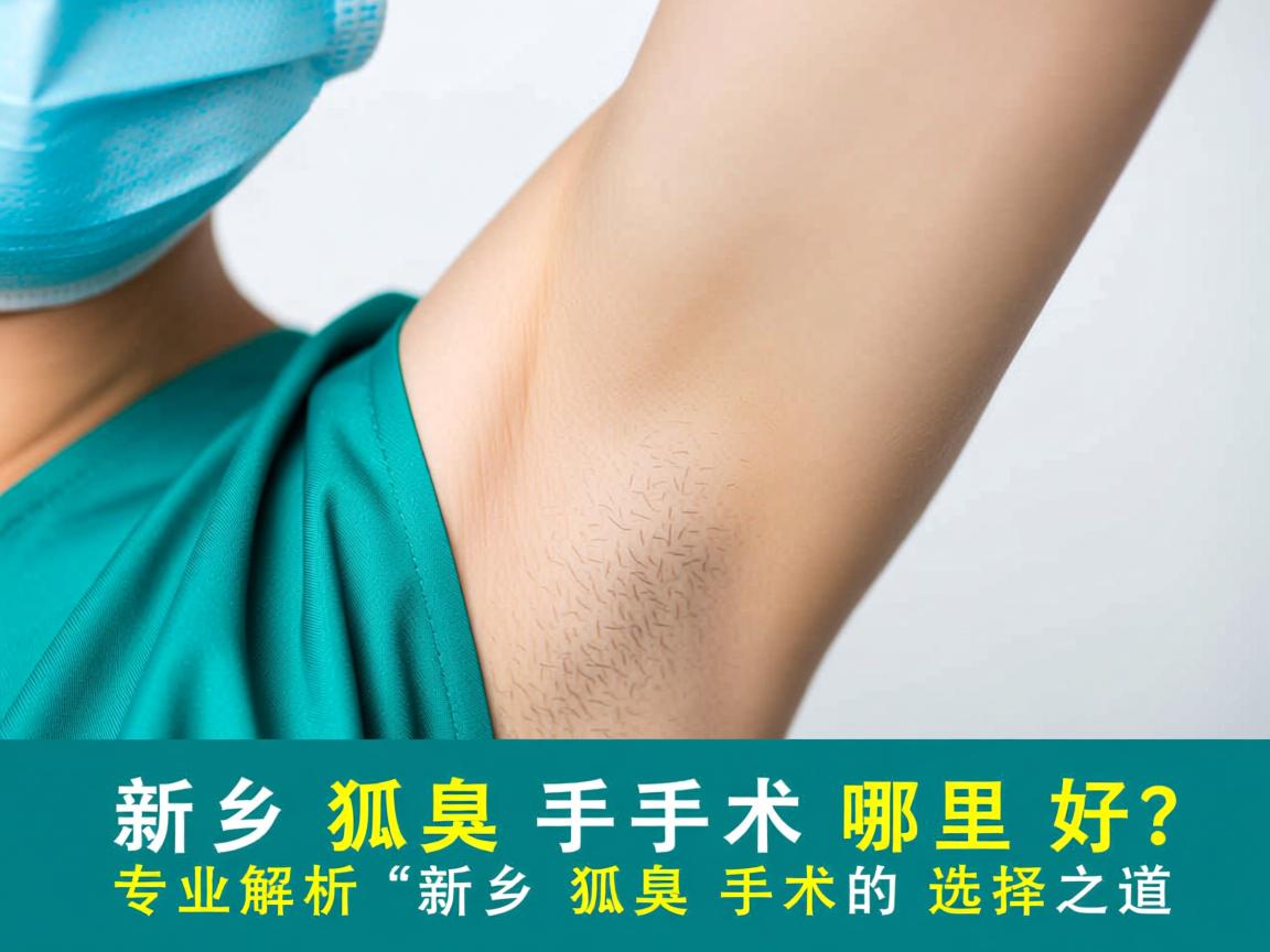 新乡狐臭手术哪里好？专业解析新乡狐臭手术的选择之道