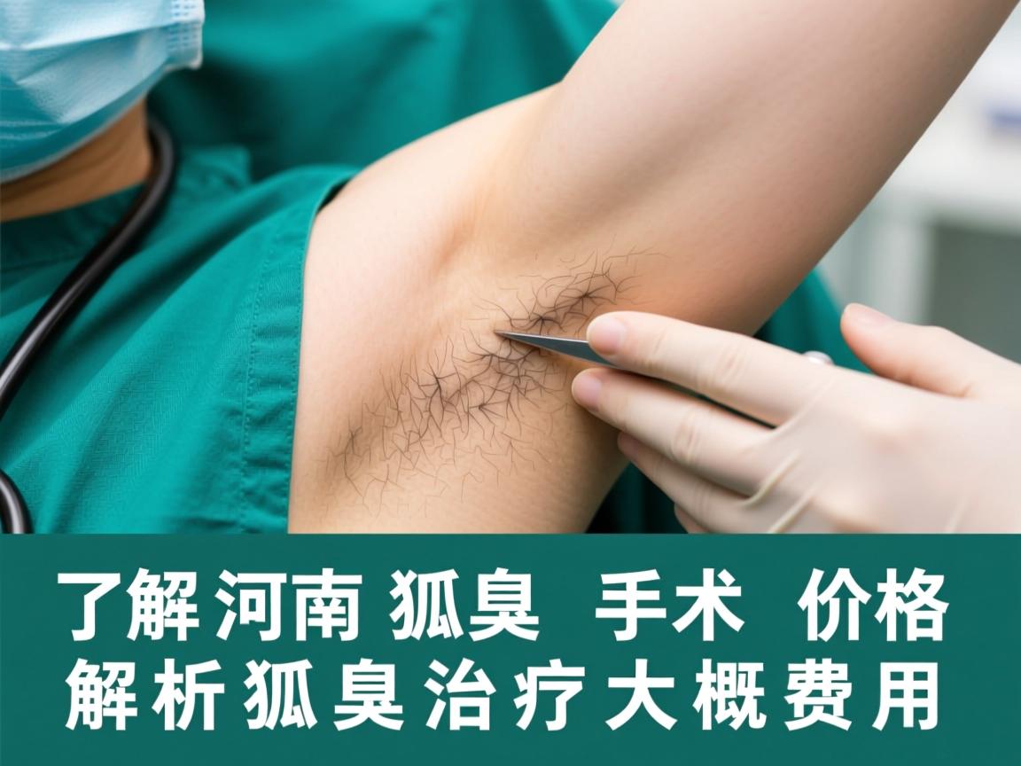 了解河南狐臭手术价格 解析狐臭治疗大概费用