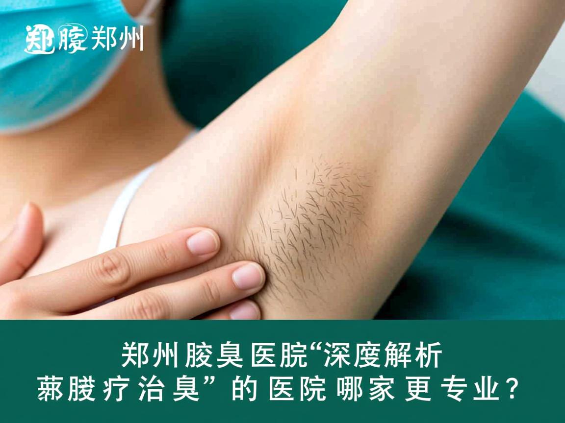 郑州腋臭医院深度解析，郑州治疗腋臭的医院哪家更专业？
