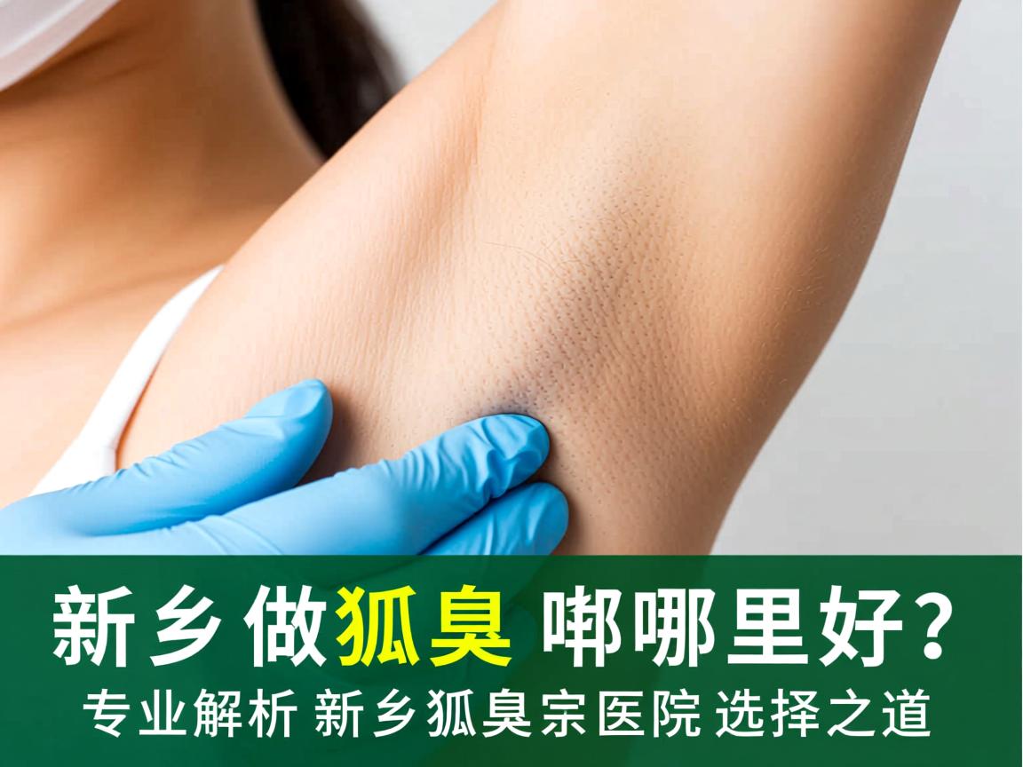 新乡做狐臭哪里好？专业解析新乡狐臭医院选择之道