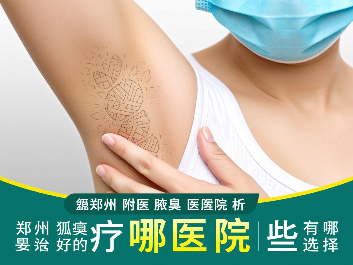 郑州附医腋臭医院解析，郑州治疗狐臭最好的医院有哪些选择