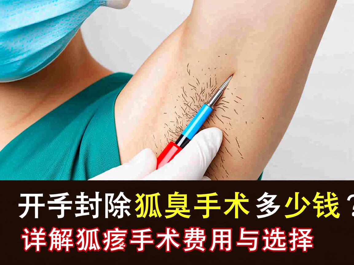 开封除狐臭手术多少钱？详解狐臭手术费用与选择