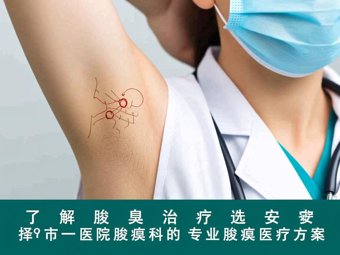 了解腋臭治疗，选择安阳市一医院腋臭科的专业腋臭医疗方案