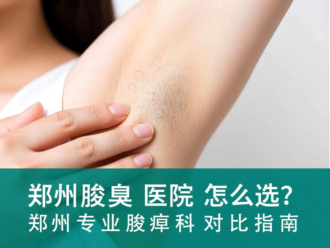 郑州腋臭医院怎么选？郑州专业腋臭科对比指南