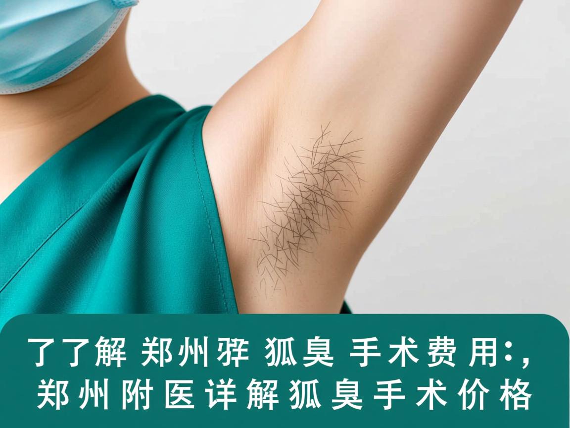 了解郑州狐臭手术费用，郑州附医详解狐臭手术价格