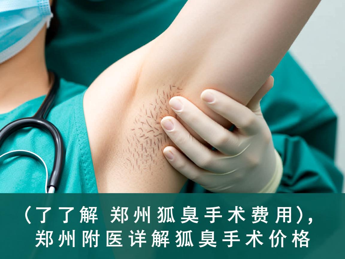 了解郑州狐臭手术费用，郑州附医详解狐臭手术价格