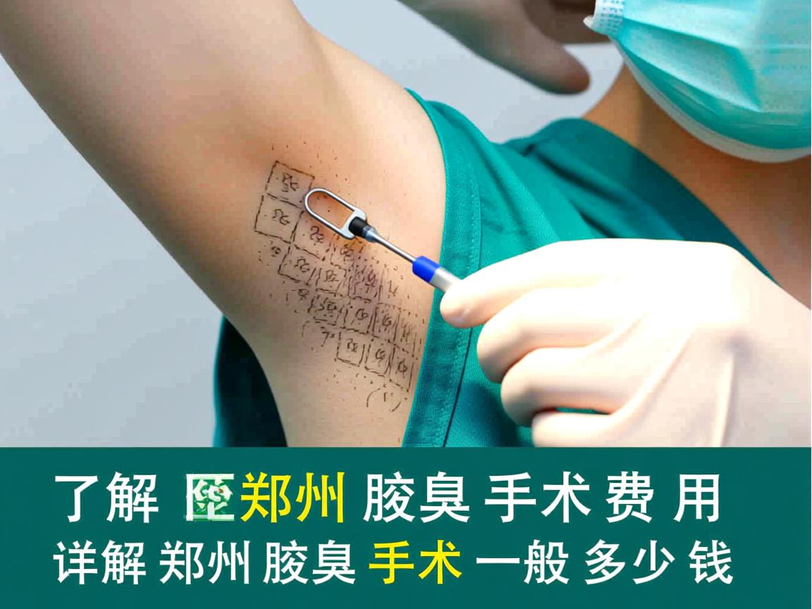 了解郑州腋臭手术费用，详解郑州腋臭手术一般多少钱